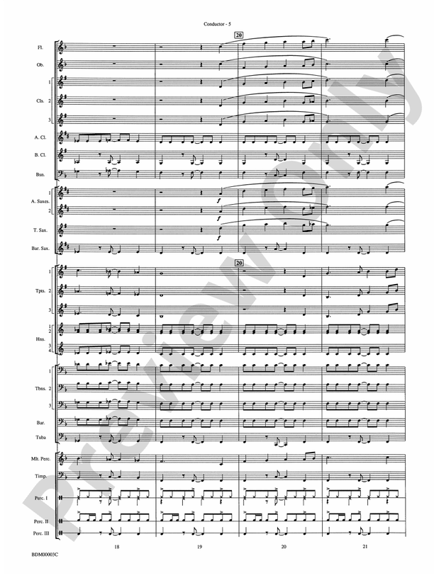 Overture de Argentina - Concert Band Conductor Score & Parts (Digital Download)
