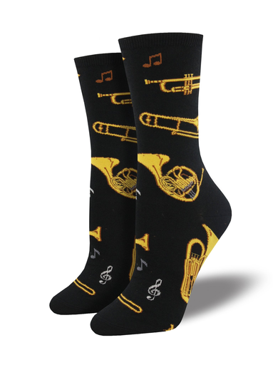 Women's brass instrument socks.