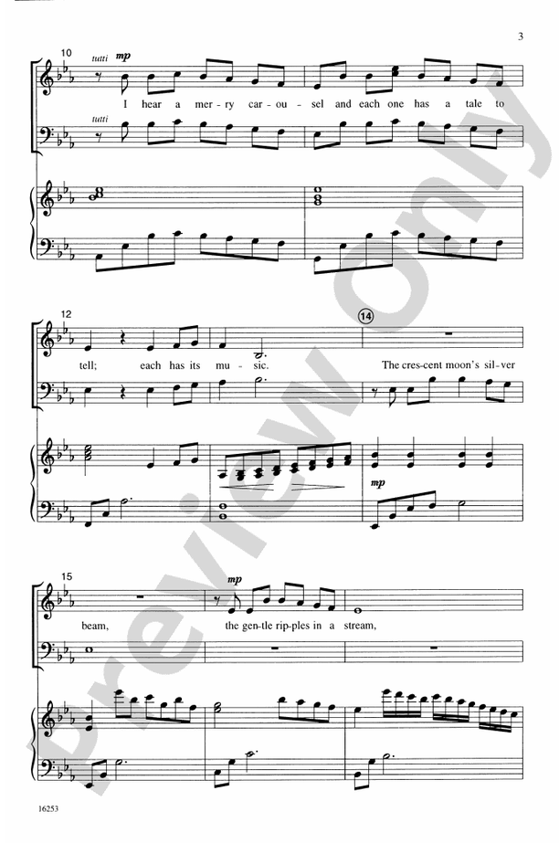 Hear the Music – SAB Choral Octavo (Digital Download)