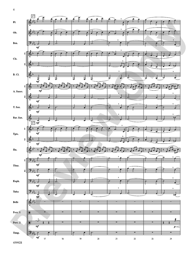 Nostalgia - Concert Band Conductor Score & Parts (Digital Download)