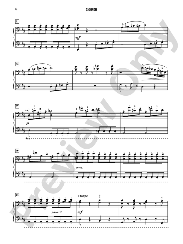 Celebrated Piano Duets, Book 5: Five Diverse Duets for Intermediate to Late Intermediate Pianists - 1 Piano, 4 Hands (Digital Download)
