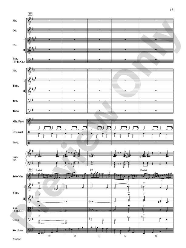 The Pink Panther (Grade 3) - Full Orchestra Conductor Score & Parts (Digital Download)