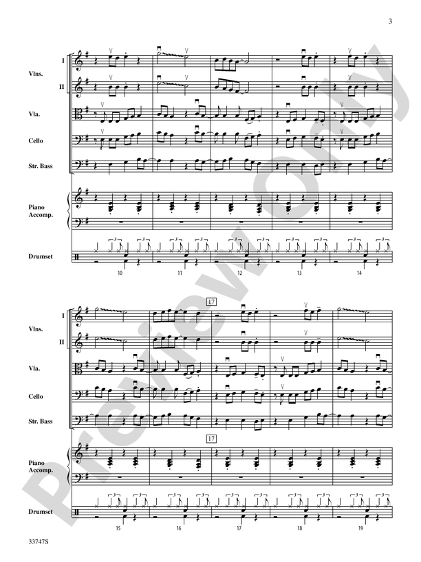 Rocksteady Reggae – String Orchestra Conductor Score & Parts (Digital Download)