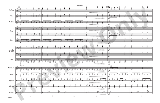 Step Up – Marching Band Conductor Score & Parts (Digital Download)