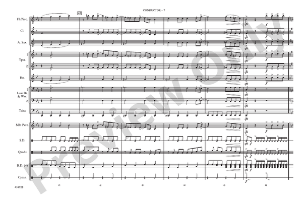 Everything Is Awesome (from The Lego¬Æ Movie) – Marching Band Conductor Score & Parts (Digital Download)