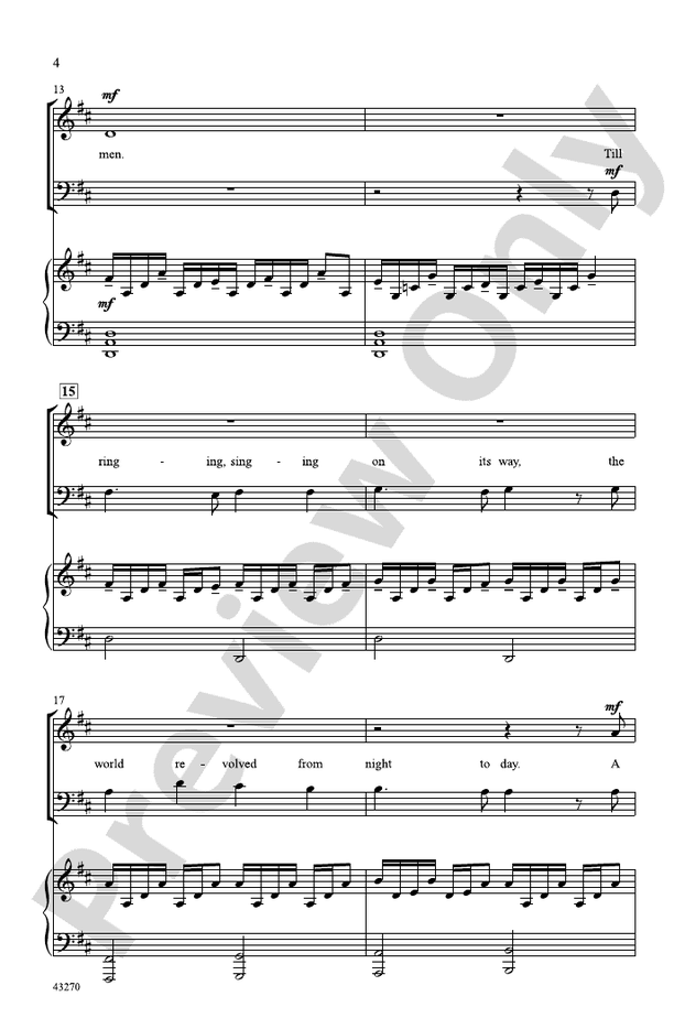 I Heard the Bells on Christmas Day – SATB Choral Octavo (Digital Download)