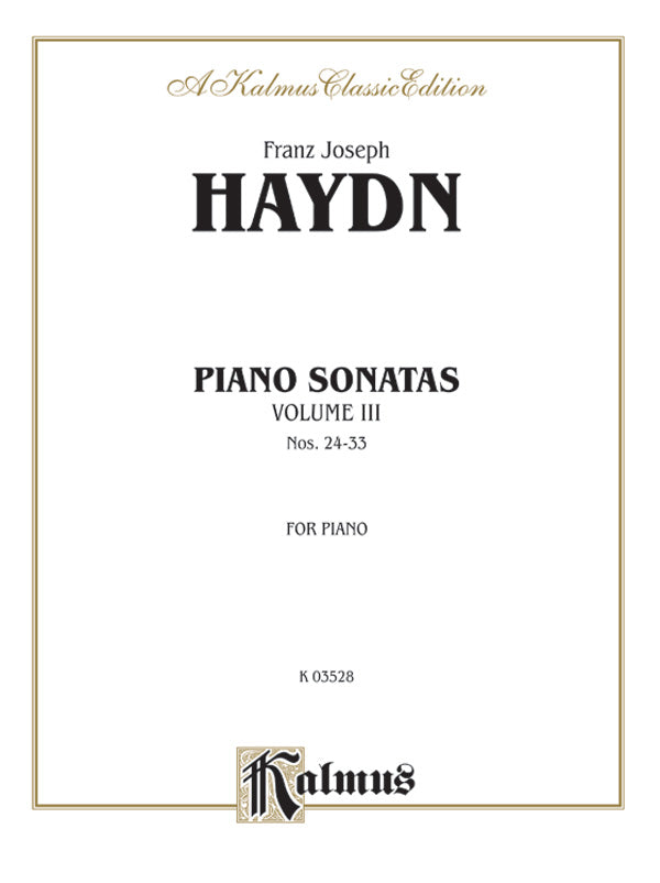 SONATAS 43 BK 3 NO 24-33
