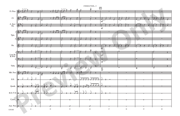 Bad Blood – Marching Band Conductor Score & Parts (Digital Download)