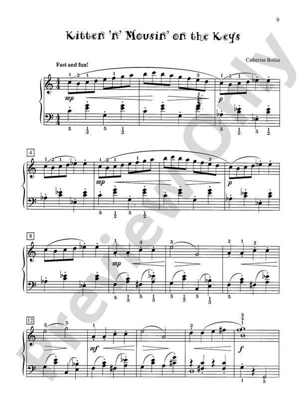 Kitten 'n' Mousin' on the Keys - Piano Solo (Digital Download)