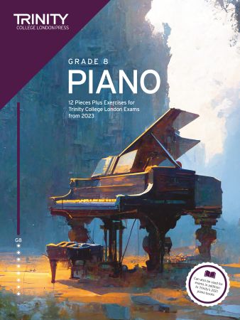 Trinity Piano Exam Pieces from 2023 Grade 8 - Piano Book TCL031983