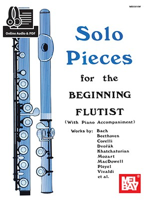 Solo Pieces for the Beginning Flutist - Various - Flute Dona Gilliam|Mizzy McCaskill Mel Bay Sftcvr/Online Audio