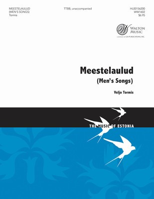 Men's Songs (Meestelaulud) - (Collection) - Veljo Tormis - TTBB Walton Music