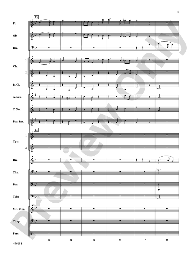 A Ralph Vaughan Williams Portrait - Concert Band Conductor Score & Parts (Digital Download)