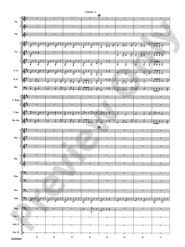 Children's March - Concert Band Conductor Score & Parts (Digital Download)