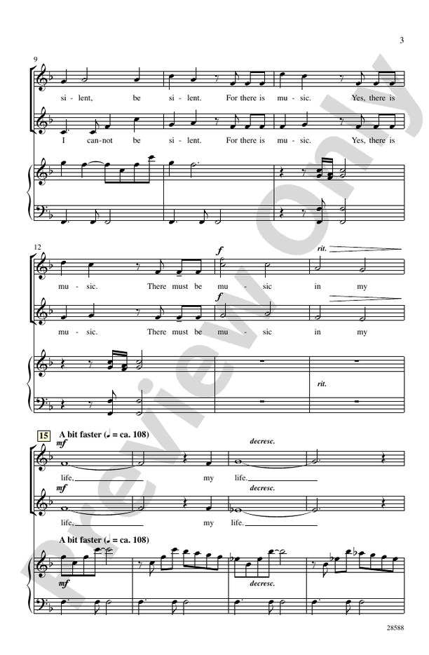 I Cannot Be Silent – 2-Part Choral Octavo (Digital Download)