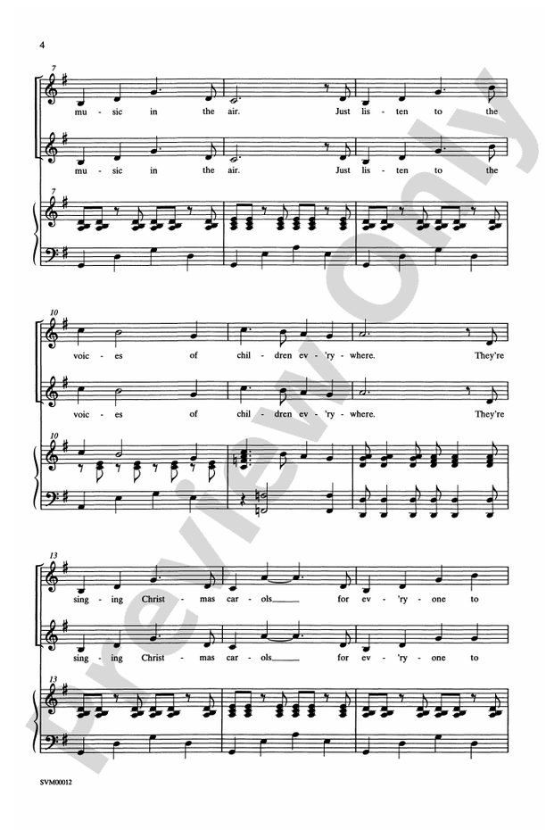 It's Almost Time for Christmas – 2-Part Choral Octavo (Digital Download)