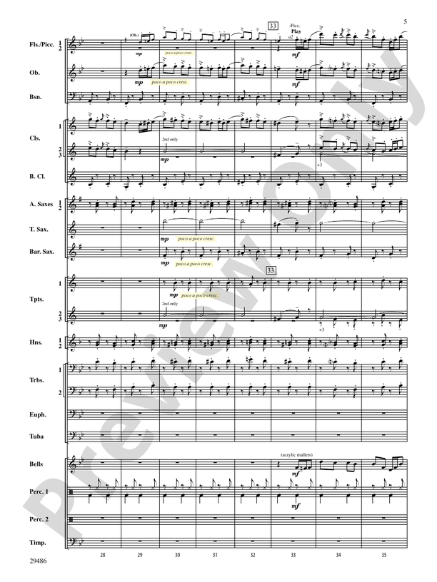 Polka from The Bartered Bride - Concert Band Conductor Score & Parts (Digital Download)