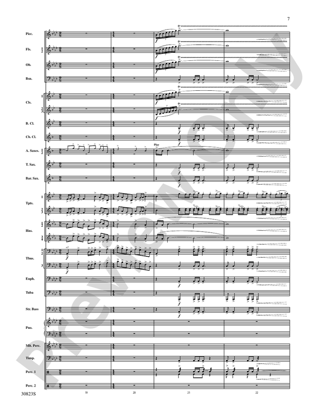 For All the Wyle Eternal - Concert Band Conductor Score & Parts (Digital Download)