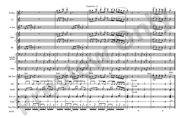 Gonna Make You Sweat (Everybody Dance Now) – Marching Band Conductor Score & Parts (Digital Download)