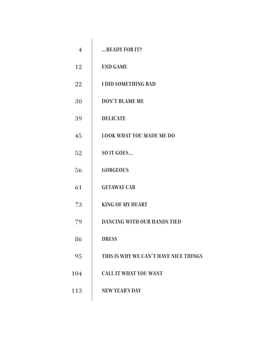 Taylor Swift - Reputation - PVG Hal Leonard 262694