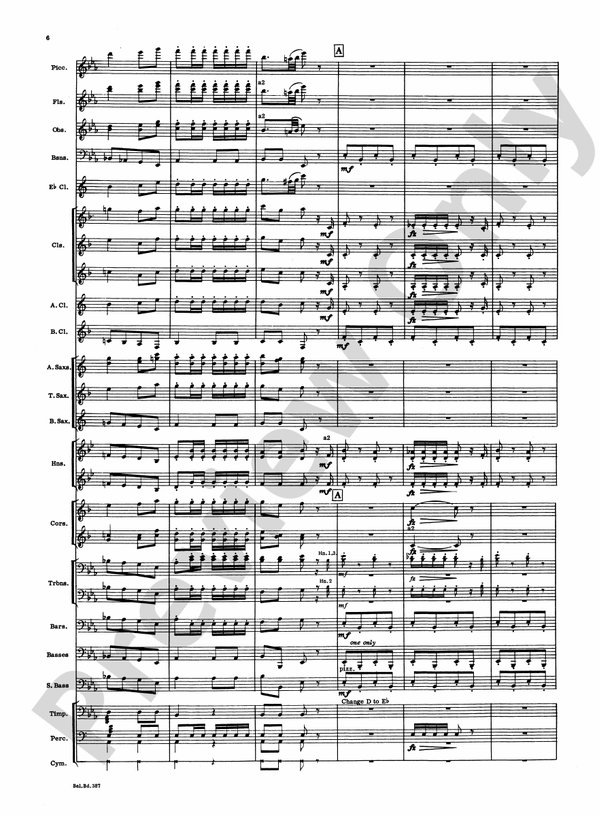 March and Procession of Bacchus (Grade 5) - Concert Band Conductor Score & Parts (Digital Download)