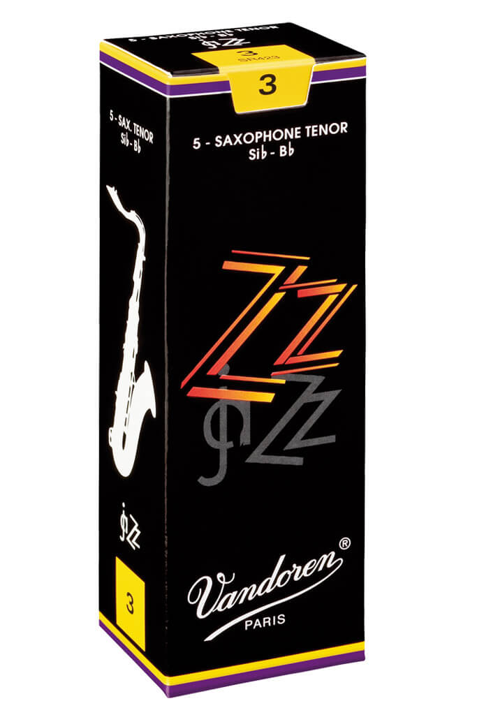 Vandoren ZZ Tenor Saxophone Reeds, Strength 3, 5-Pack