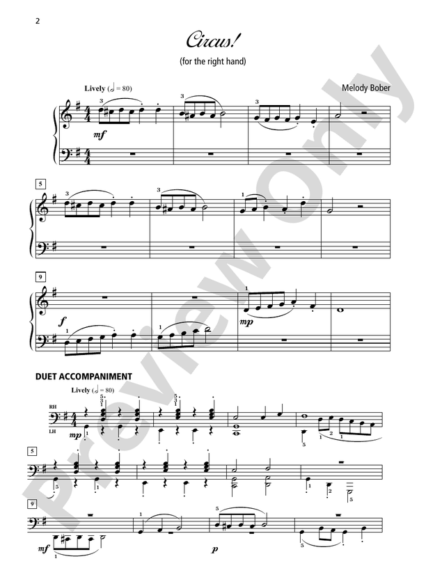 Grand One-Hand Solos for Piano, Book 2: 8 Elementary Pieces for Right or Left Hand Alone - Piano Solo (Digital Download)