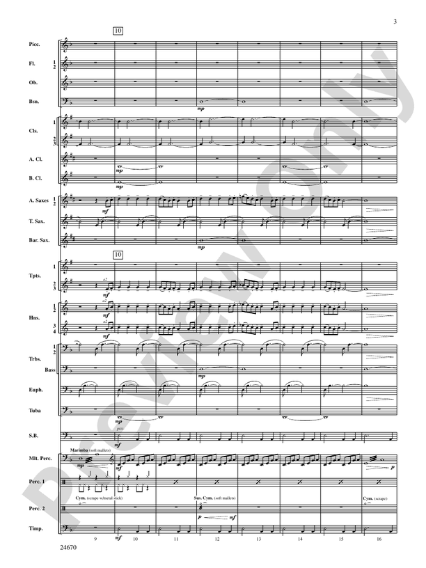 Tsunami - Concert Band Conductor Score & Parts (Digital Download)