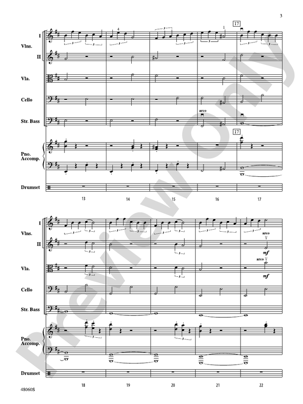 7 Rings - String Orchestra Conductor Score & Parts (Digital Download)