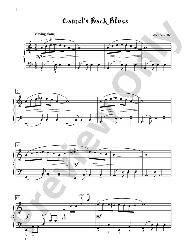 Camel's Back Blues - Piano Solo (Digital Download)