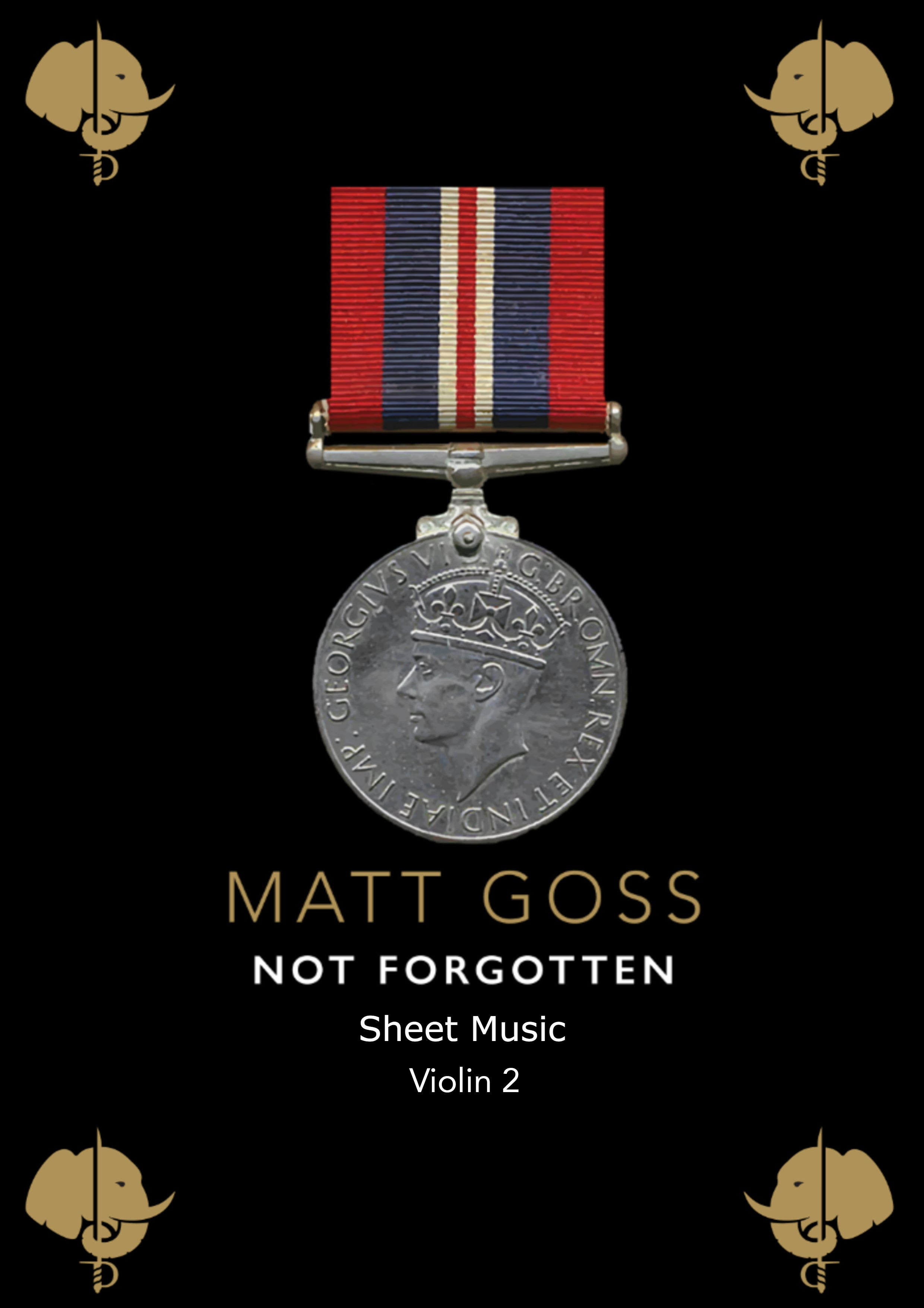 Not Forgotten - Violin II Part (Digital Download)