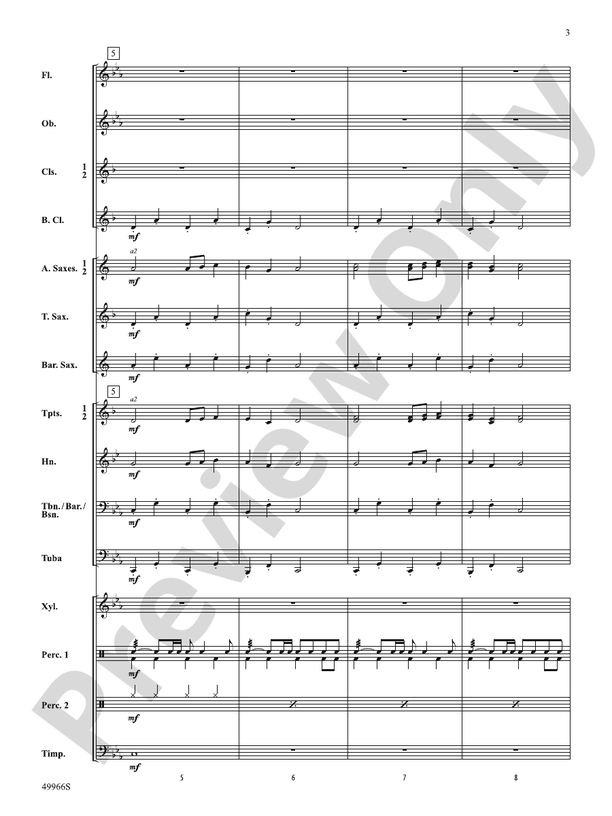 High Desert March – Concert Band Conductor Score & Parts (Digital Download)