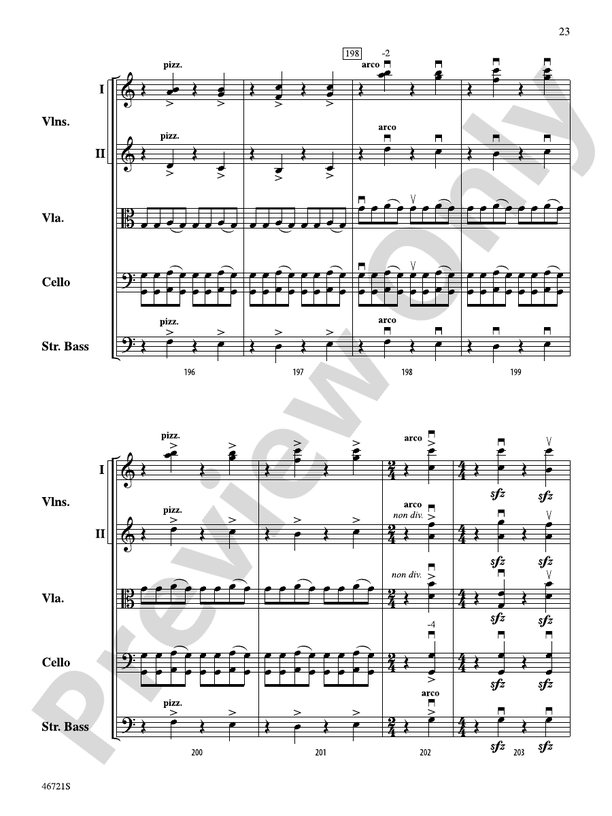 Petrushka - String Orchestra Conductor Score & Parts (Digital Download)
