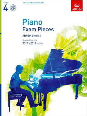 ABRSM PIANO EXAM PIECES GR 4 2015-2016 BK - ABRSM