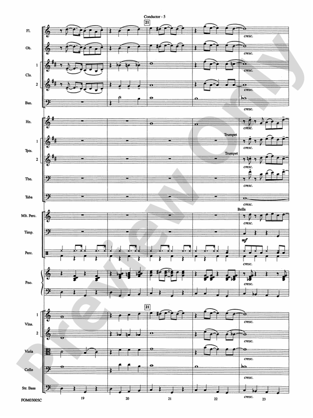 New York, New York, Theme from - Full Orchestra Conductor Score & Parts (Digital Download)