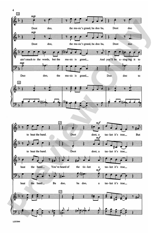 Ja-Da – SATB, a cappella Choral Octavo (Digital Download)