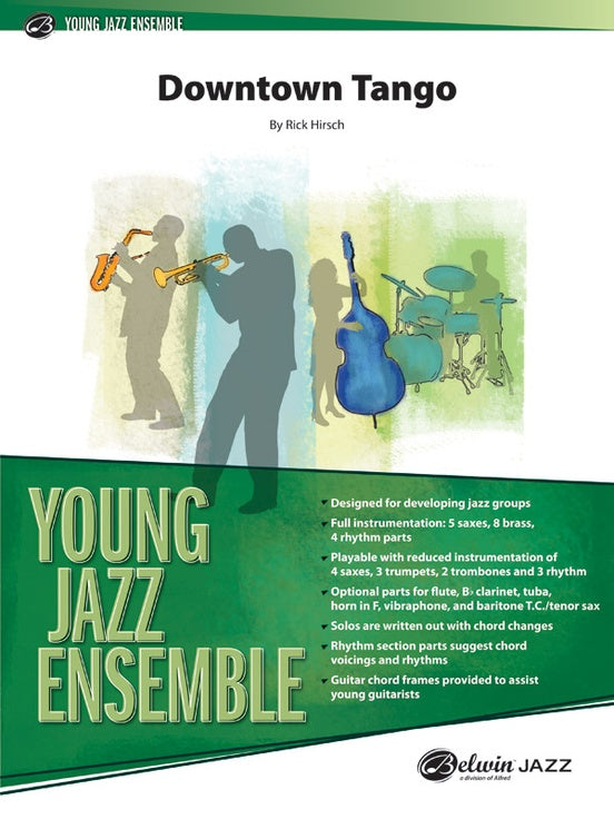 Downtown Tango – Jazz Ensemble Conductor Score & Parts (Digital Download)