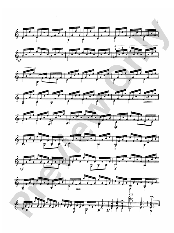 Carcassi & Sor: Easy Classic Guitar Solos - Guitar (Digital Download)