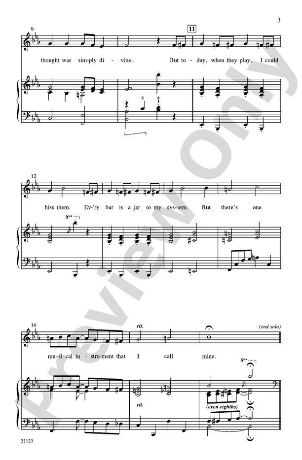 I Love a Piano – SATB Choral Octavo (Digital Download)