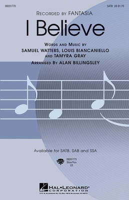 I Believe - SAB Alan Billingsley Hal Leonard Choral Score Octavo