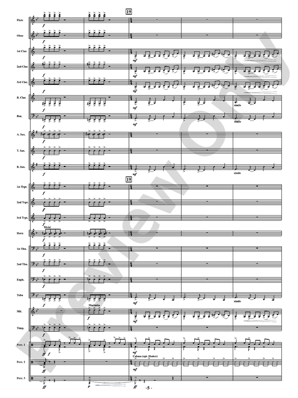 Full Throttle - Concert Band Conductor Score & Parts (Digital Download)
