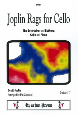 Joplin Rags for Cello - Scott Joplin - Cello Pat Goddard Spartan Press