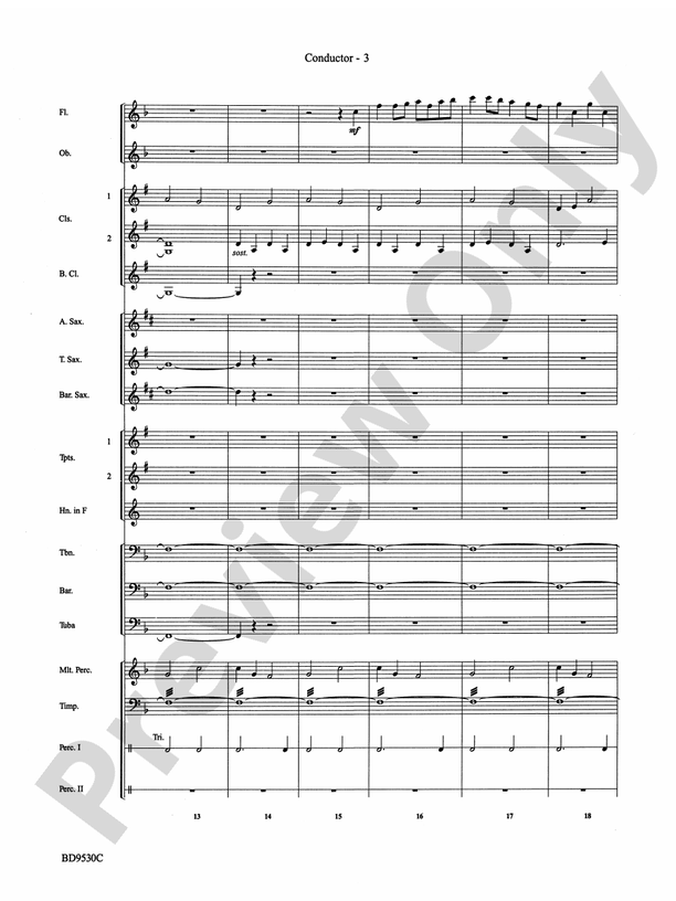 Shaker Variants - Concert Band Conductor Score & Parts (Digital Download)