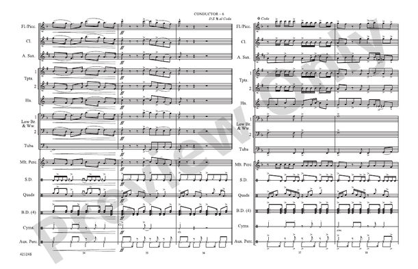 Best Day of My Life – Marching Band Conductor Score & Parts (Digital Download)