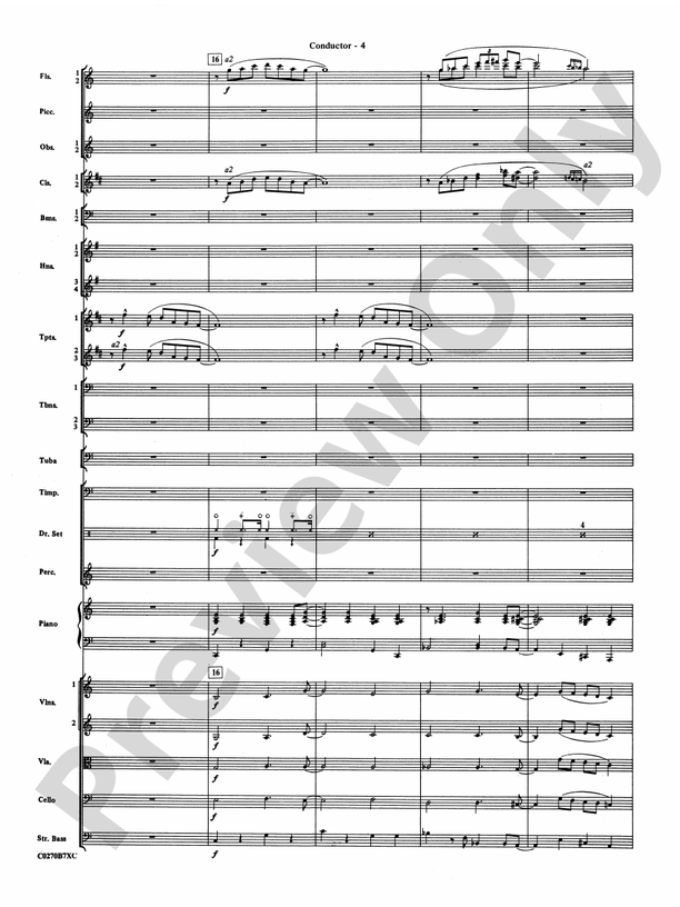 Duke Ellington – Full Orchestra Conductor Score & Parts (Digital Download)