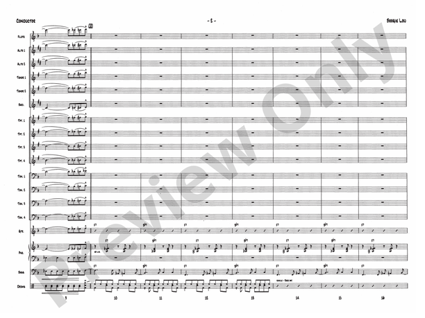 Boogie Lou - Jazz Ensemble Conductor Score & Parts(Digital Download)