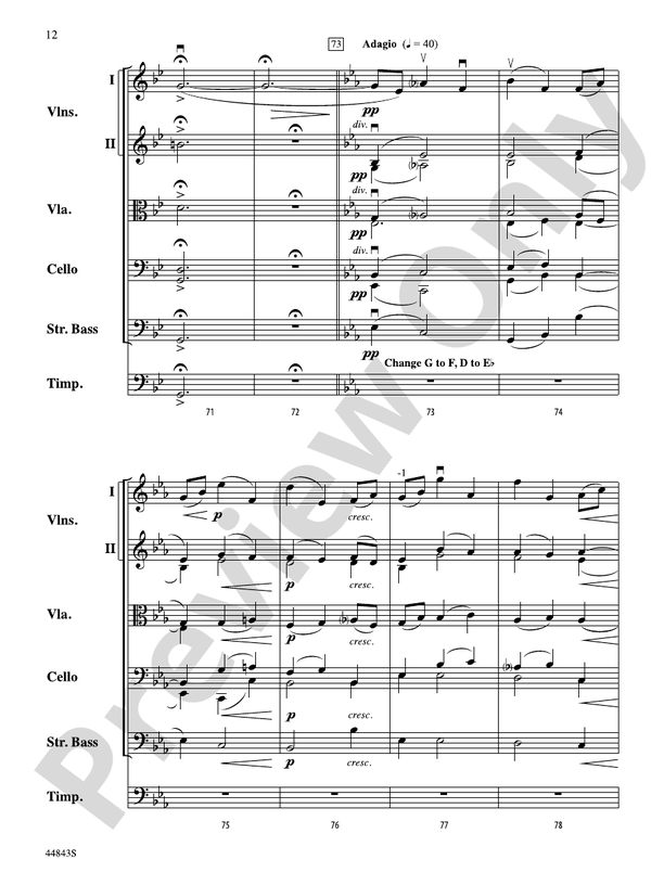 Enigma Variations - String Orchestra Conductor Score & Parts (Digital Download)