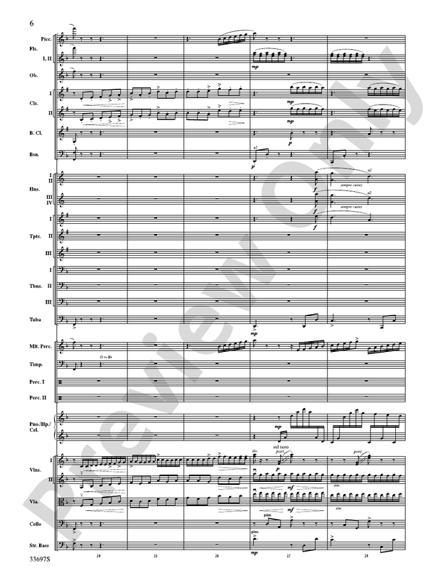 Harry Potter and the Half-Blood Prince, Concert Suite from – Full Orchestra Conductor Score & Parts (Digital Download)