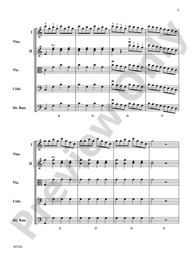 Symphony No. 41 – String Orchestra Conductor Score & Parts (Digital Download)