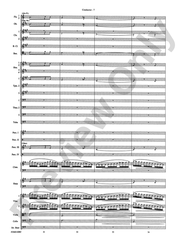 Harry Potter Symphonic Suite – Full Orchestra Conductor Score & Parts (Digital Download)